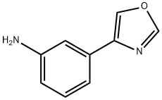 3-(恶唑-4-基)苯胺 结构式