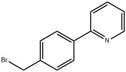 2-[(4-BroMoMethyl)phenyl]pyridine Structure