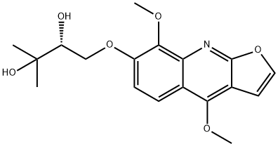 (+)-1-[(4,8-ジメトキシフロ[2,3-b]キノリン-7-イル)オキシ]-3-メチル-2,3-ブタンジオール