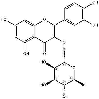 槲皮苷,522-12-3,结构式