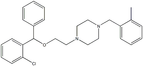 クロルベンゾキサミン 化学構造式