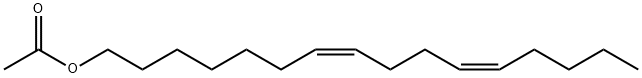 CIS-7, CIS-11-HEXADECADIENYL ACETATE Struktur