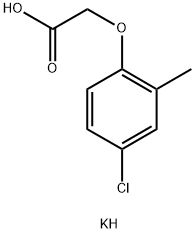 2甲4氯钾盐, 5221-16-9, 结构式