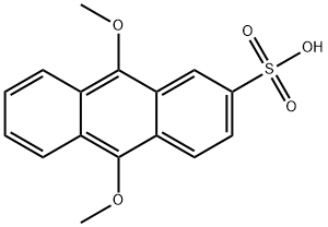 9,10-dimethoxyanthracene-2-sulfonate Struktur