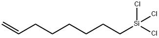 トリクロロ(7-オクテニル)シラン 化学構造式