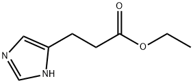 3-(1H-イミダゾール-4-イル)プロピオン酸エチル 化学構造式