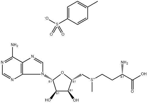 S-腺苷蛋氨酸对甲苯磺酸盐, 52248-03-0, 结构式