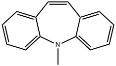 5-メチル-5H-ジベンゾ[b,f]アゼピン 化学構造式