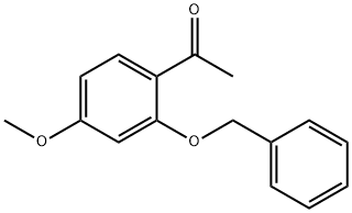 1-(2-(苄氧基)-4-甲氧基苯基)乙烷-1-酮 结构式