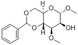 4,6-O-亚苄基-1,3-二-O-甲基-Α-D-吡喃甘露糖苷, 52260-48-7, 结构式