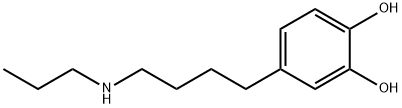 1,2-Benzenediol, 4-[4-(propylamino)butyl]- (9CI) Struktur