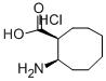 RAC-(1R,2S)-2-胺环辛烷-1-羧酸盐酸盐,顺式, 522644-10-6, 结构式