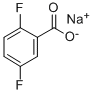 2,5-二氟苯甲酸钠, 522651-42-9, 结构式