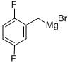 2,5-DIFLUOROBENZYLMAGNESIUM BROMIDE 化学構造式