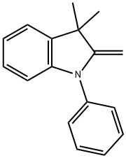 3 3-DIMETHYL-2-METHYLENE-1-PHENYLINDOLI& Struktur