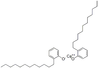 calcium dodecylphenolate Struktur