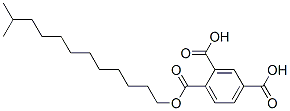 1,2,4-Benzenetricarboxylic acid, isotridecyl ester Struktur