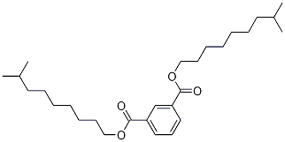 1,3-Benzenedicarboxylic acid, diisodecyl ester Structure