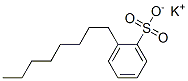 potassium octylbenzenesulphonate 化学構造式