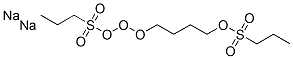 disodium [ethylenebis(oxyethyleneoxy)]bispropanesulphonate 结构式