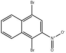 1,4-Dibromo-2-nitronaphthalene Structure