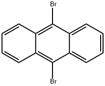 9,10-ジブロモアントラセン 化学構造式