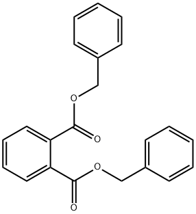 1,2-ベンゼンジカルボン酸ビス(フェニルメチル) 化学構造式