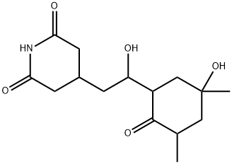 2,6-Piperidinedione, 4-(2-hydroxy-2-(5-hydroxy-3,5-dimethyl-2-oxocyclo hexyl)ethyl)-|2,6-Piperidinedione, 4-(2-hydroxy-2-(5-hydroxy-3,5-dimethyl-2-oxocyclo hexyl)ethyl)-
