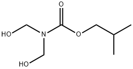 isobutyl bis(hydroxymethyl)carbamate Struktur