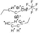 二(乙基环戊二烯基)六氟磷酸钴(III), 52308-79-9, 结构式