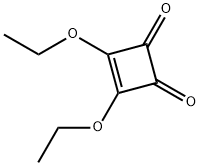 3,4-ジエトキシ-3-シクロブテン-1,2-ジオン 化学構造式