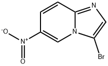 3-溴-6-硝基咪唑并[1,2-A]吡啶,52310-42-6,结构式