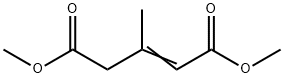 3-甲基戊-2-烯二酸二甲酯, 52313-87-8, 结构式