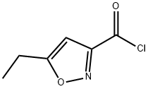 5-乙基-3-异恶唑甲酰氯 结构式