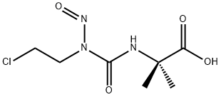 N-[[(2-Chloroethyl)nitrosoamino]carbonyl]-2-methylalanine 结构式
