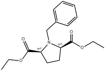 diethyl 1-benzylpyrrolidine-2,5-dicarboxylate Structure