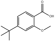 4-叔丁基-2-甲氧基苯甲酸,52328-48-0,结构式