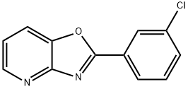 2-(3-chlorophenyl)oxazolo[4,5-b]pyridine Structure