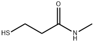 Propanamide, 3-mercapto-N-methyl- Struktur