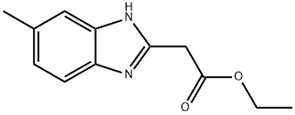 ETHYL (5-METHYL-1H-BENZIMIDAZOL-2-YL)ACETATE Structure