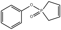 1-PHENOXYPHOSPHOLENE1-OXIDE 化学構造式