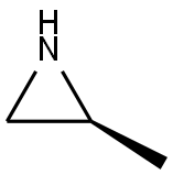 (S)-2-メチルアジリジン 化学構造式