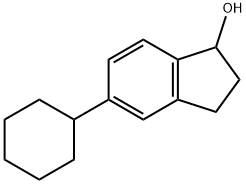 5-Cyclohexylindan-1-ol 结构式