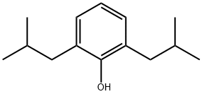 2,6-ジイソブチルフェノール 化学構造式
