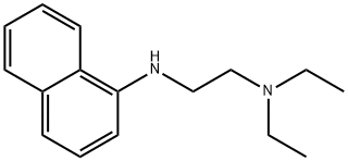 N-(1-naphthyl)-N',N'-diethylethylenediamine Structure