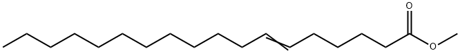 6-オクタデセン酸メチル 化学構造式