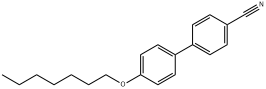 4-庚氧基-4'-氰基联苯,52364-72-4,结构式