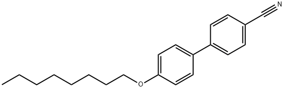 对氰基辛氧基联苯,52364-73-5,结构式