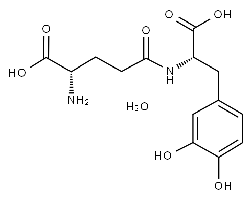 L-γGlu-5-ヒドロキシ-L-Tyr-OH 化学構造式