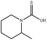 1-Piperidinecarbothioic  acid,  2-methyl- 结构式